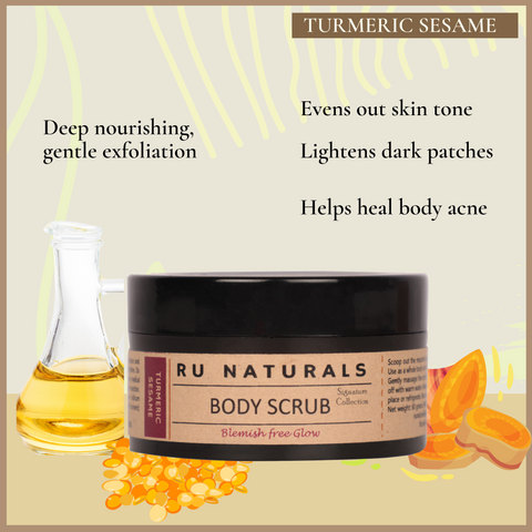 Turmeric Sesame Body Scrub